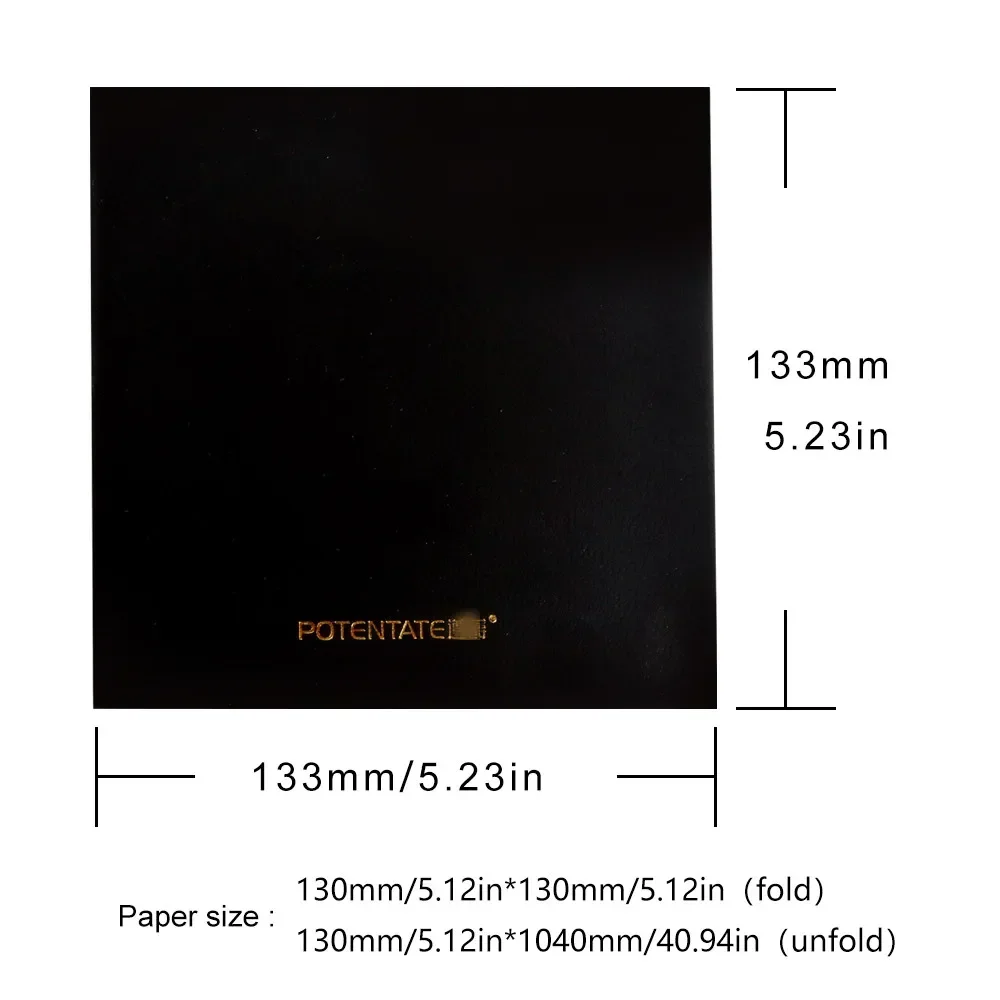 لوحة رسم مطوية بالألوان المائية POTENTATE 300Gsm دفتر رسم عضوي ورق ضغط بارد لطلاب الرسم الفنان