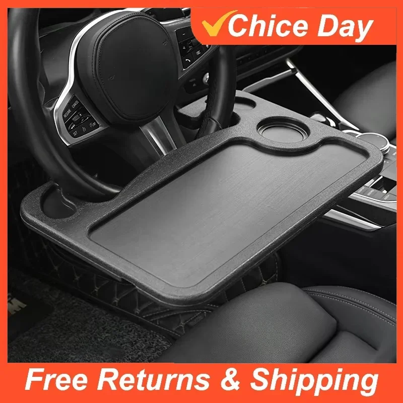 Portable Car Laptop Computer Desk Mount Stand Eat Work Car Steering Wheel Dining Table BracketDrink Food Coffee Tray Board Amagi