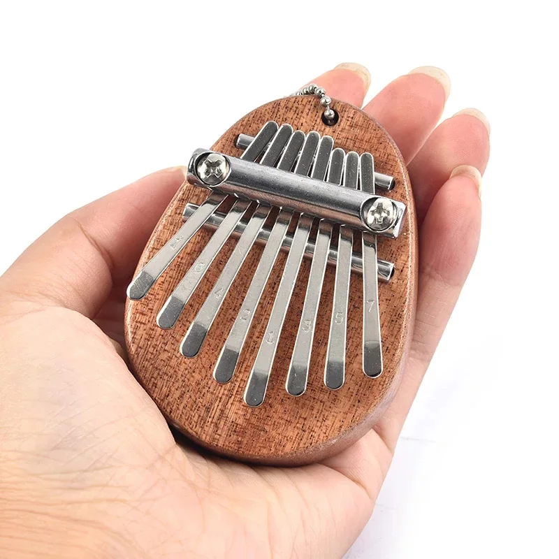 Pocket Kalimba Finger Thumb Piano 8 Key Music Instruments Toys Birthday Party Gifts to Relieve Stress and Anxiety