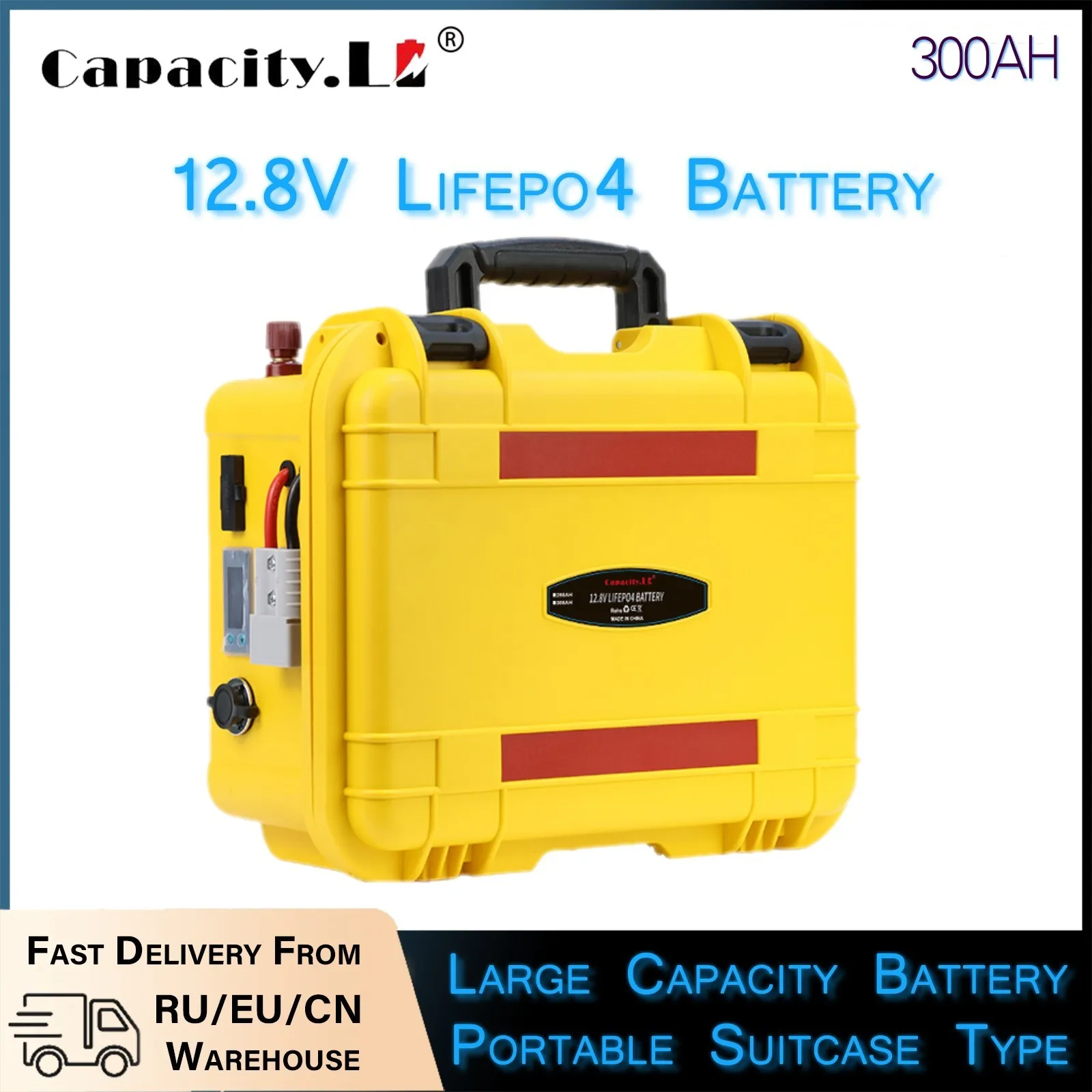 12v 250Ah 300Ah High-Capacity Lifepo4 Battery Pack Rechargeable For RVs Solar and Motor Homes Solar Camping party Inverter