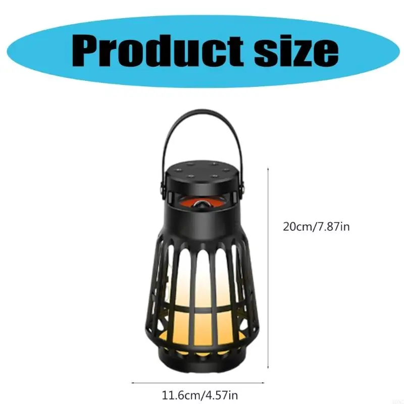 A0NC اللاسلكي اللاسلكي الفانوس في الهواء الطلق يوفر مكبر صوت وميزة مقبض