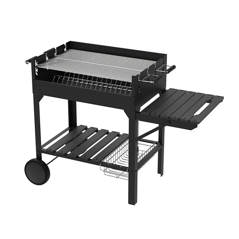 Stainless Steel Grill Multi-gear Adjustable Outdoor Grill Grill Large