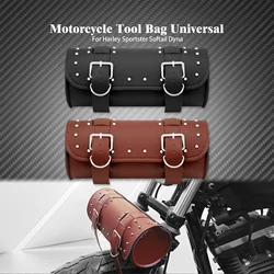 Mactions Fork Tool Bags Storage Side Storage Saddlebags Front Luggage Bag For Harley Touring Road King Sportster XL Dyna Softail