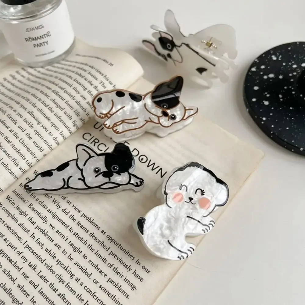 

Creative Bulldog Animal Dog Hair Claw Corgi Dog Cartoon Puppy Hair Clip Women Headwear Grab Clip Female