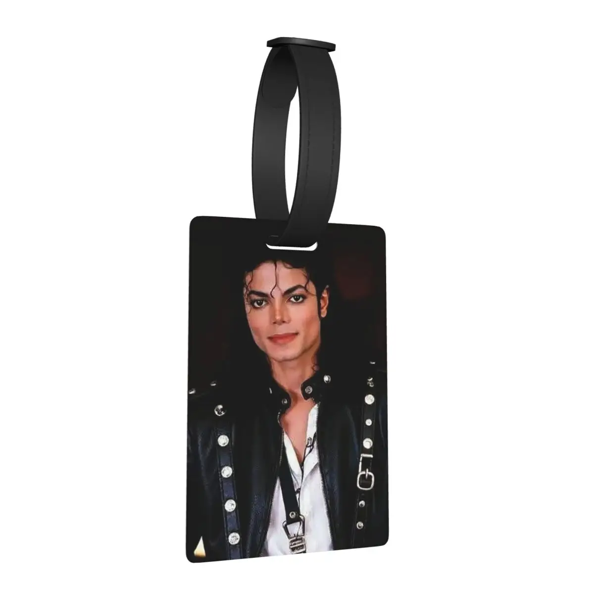 

Багажные бирки Майкла Джексона, аксессуары для чемодана, дорожная мода, багажная бирка, держатель этикетки, идентификационное имя, адрес