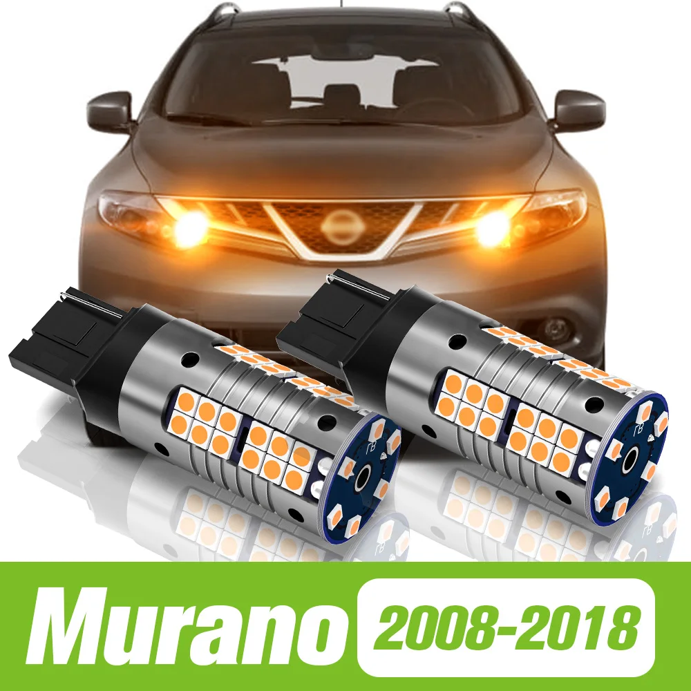 

2pcs For Nissan Murano 2008-2018 LED Turn Signal Light Turning Lamp 2009 2010 2011 2012 2013 2014 2015 2016 2017 Accessories