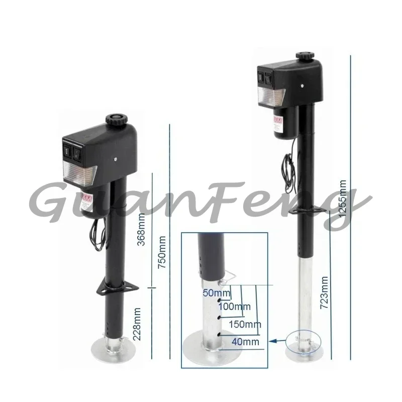 Legs Bracket Screw Cover Electric Jack Yacht Trailer Parts