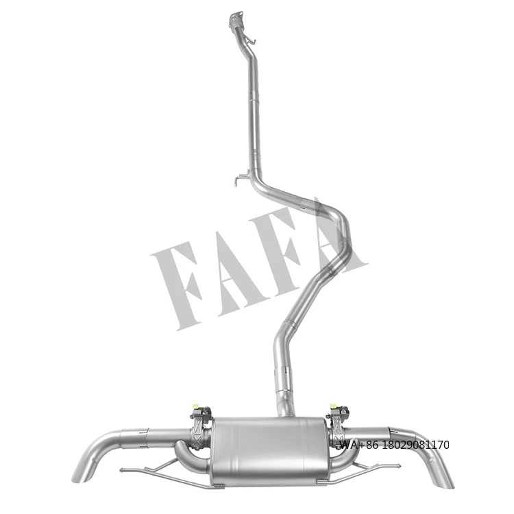 

Выхлопная система для CLA200 W118 1.3T: средняя и задняя секции, электрический клапан, выхлопная труба, глушитель