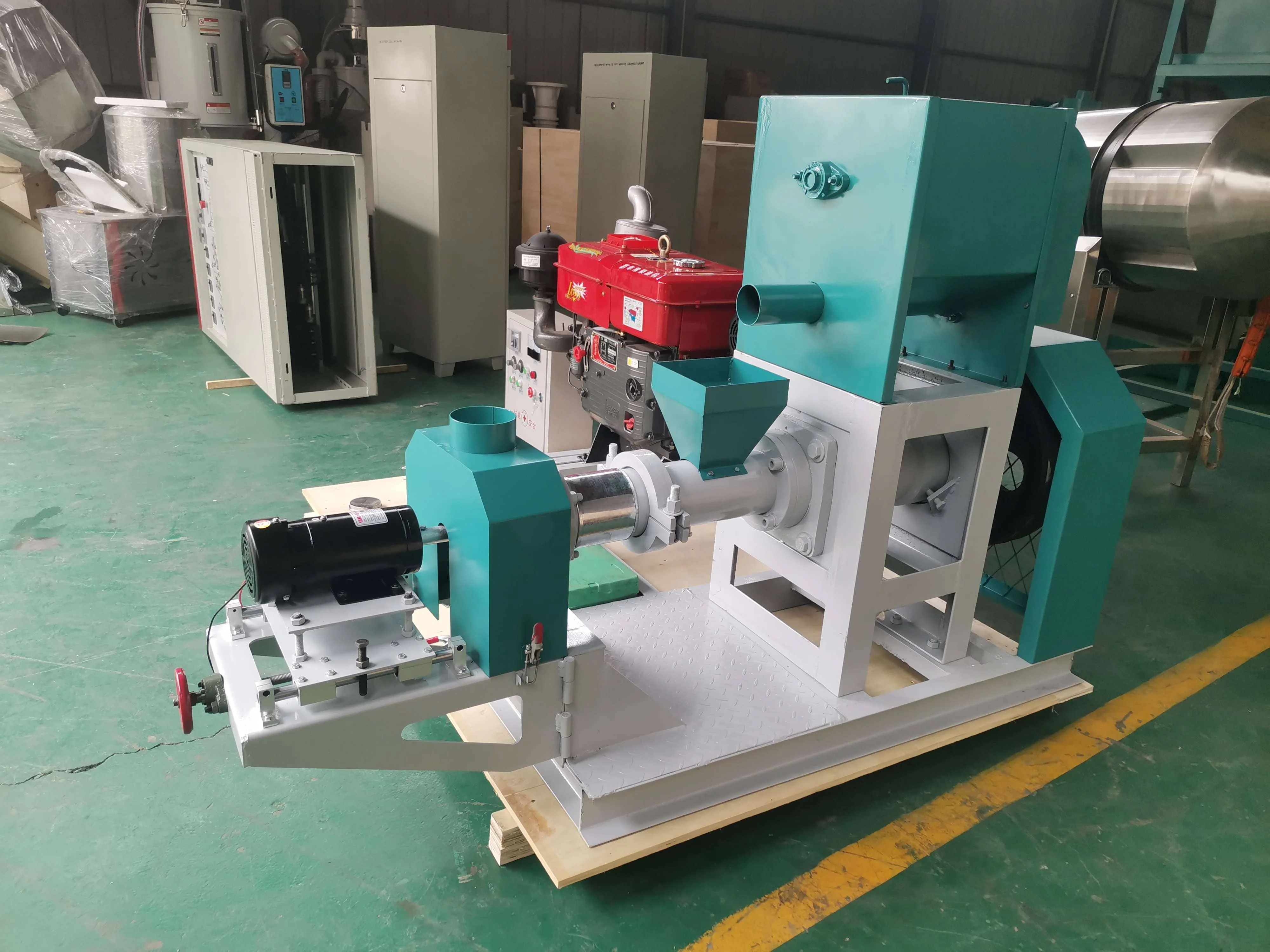Floating Fish Feed Pellet Pelletizer Food Making Fish Feed Pellet Extruder
