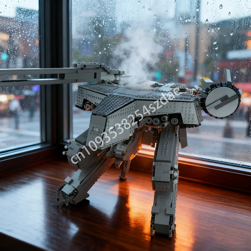 2729 pièces MOC métal engrenage solide Rex créé modèle blocs de Construction Construction cadeaux de noël bricolage idée jouet brique enfants anniversaire