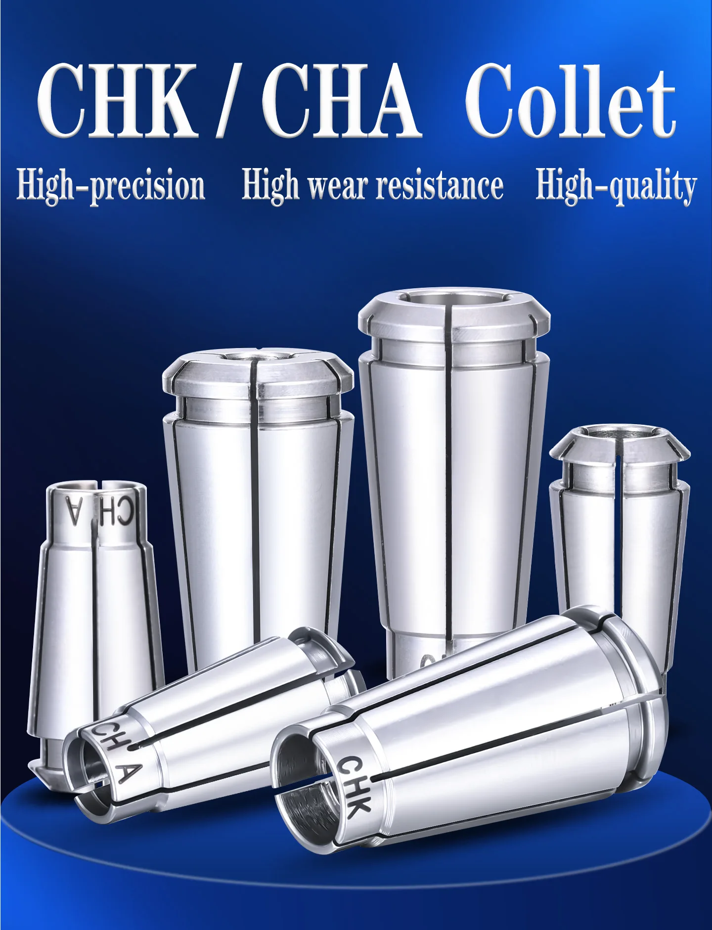 GDR CHK CHA Spannzangenfutter, hochpräzise 0,002 mm, Edelstahl, NAKANISHI ER11 ER16 ER20 ER25 ER32 ER Spannzangenfutter-Werkzeughalter – Detail 4