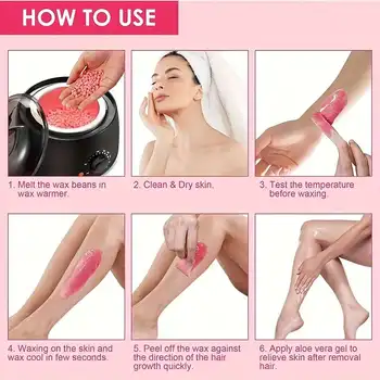 50公克/100公克硬蠟豆固體除毛膏,無需除毛紙,熱熔蠟珠除毛,適用於全身、比基尼線、腿部、眉毛除毛。 8 最佳銷售 硬蠟 - №6