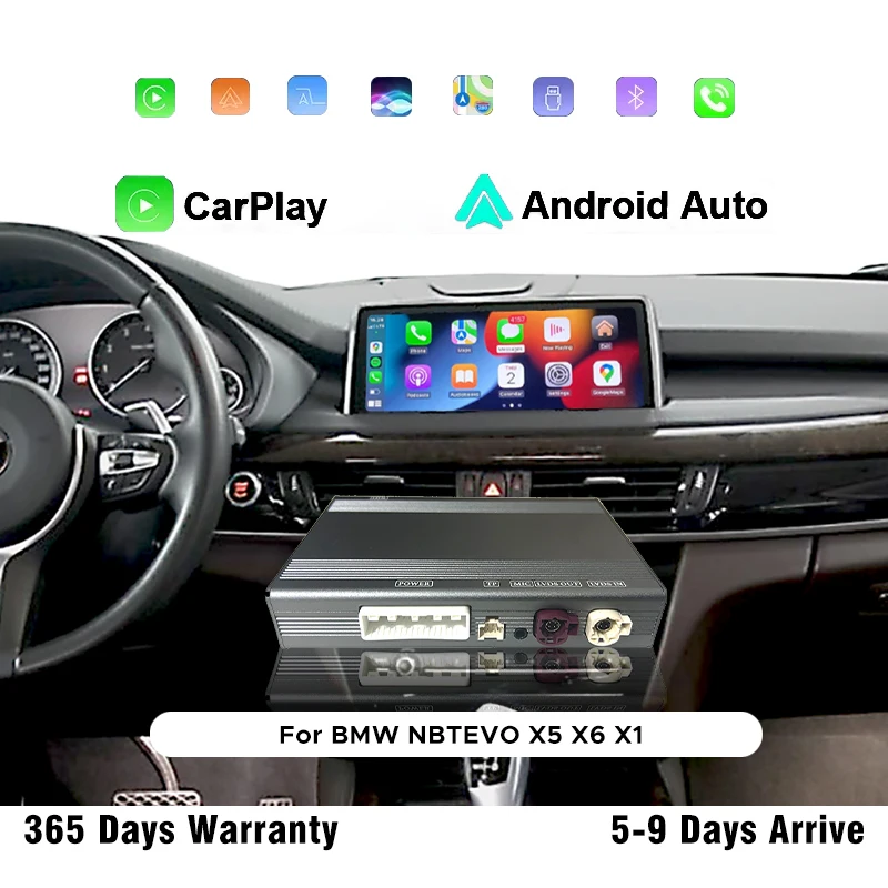

Wireless CarPlay For BMW NBT EVO X5 F15 X6 F16 2014-2020 X1 F48 2016-2020 With Android Mirror Link AirPlay Car Play Function
