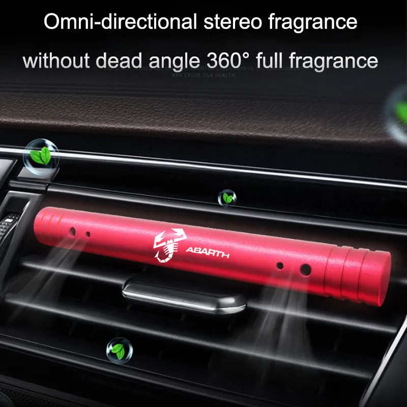 

Automobile high-quality polymer incense stick For abarth 695 595 500 500c 500s competizione 124 Spider PUNTO stickers car decor