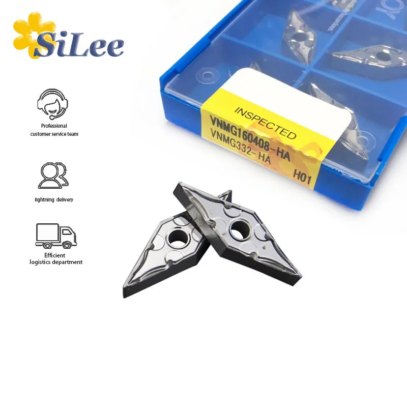 

VNMG160408-HA High quality Carbide alloy insert CNC lathe tools Turning insert For aluminum processing External Turning Tool