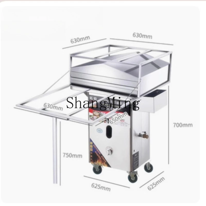 

ZYY commercial rice noodle steamer machine anti-dry burning multi-functional gas rice noodle steamer breakfast shop stall
