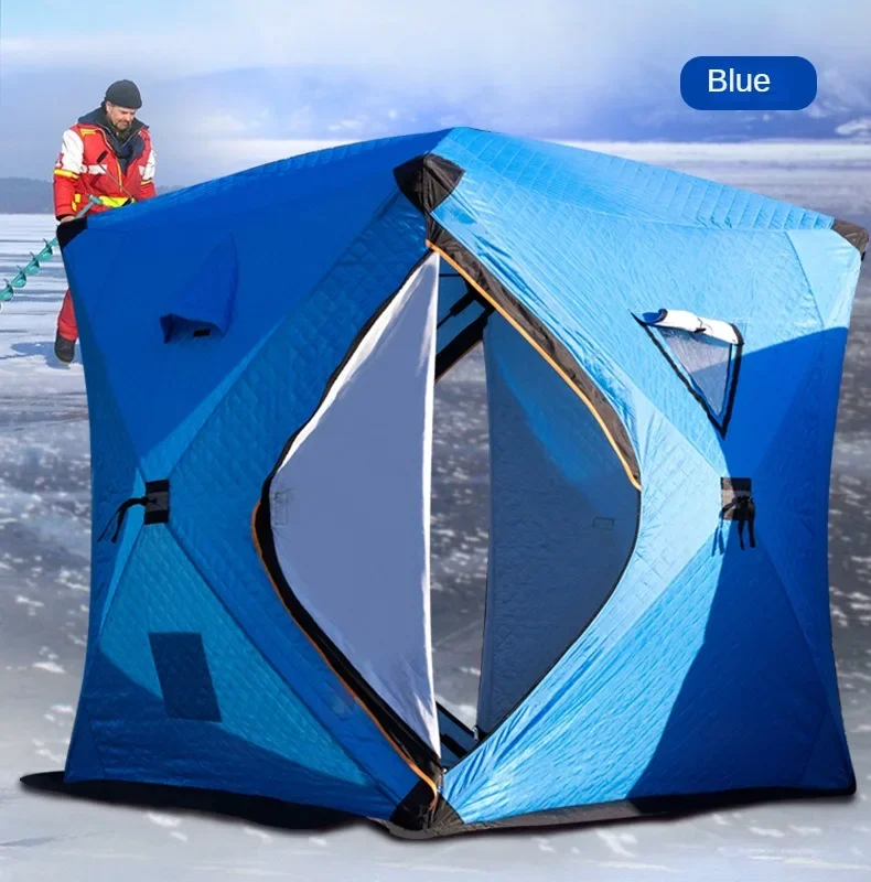 

High Quality 1.8*1.8*2.1M Outdoor Winter Automatic Pop up Sauna Tent Camping House Shelter Ice Fishing Tent