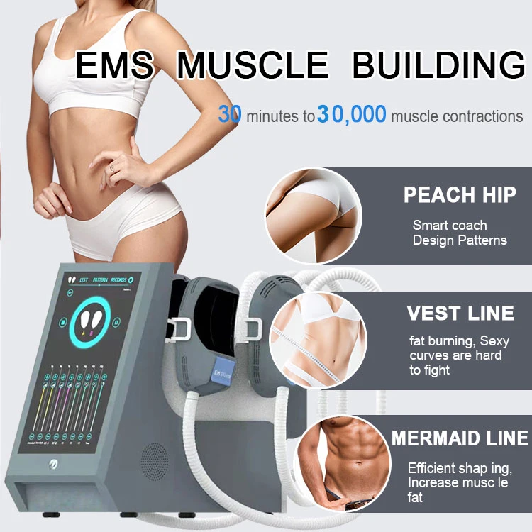 New Permanent NEO RF EMslim Body Slimming Machine EMS Electromagnetic Muscle Stimulation Fat Burning Machine