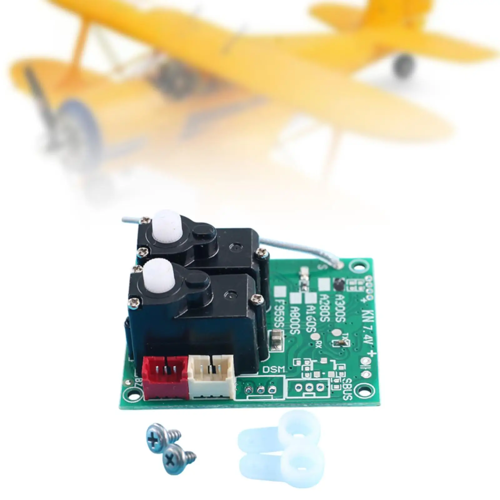 Empfängerplatine mit Lenkarm für Wltoys XK A300.0023.002 Flugzeuggleiter