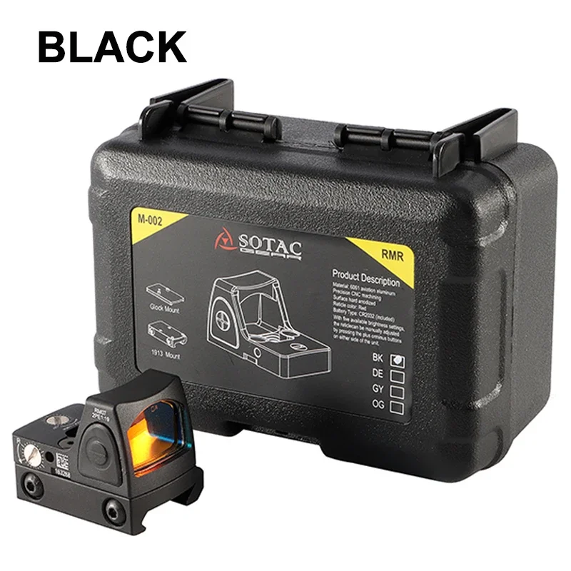 Mini MR Red Dot Sight Collimator Reflex Sight Scope geschikt voor 20 mm rail voor jachtvizier