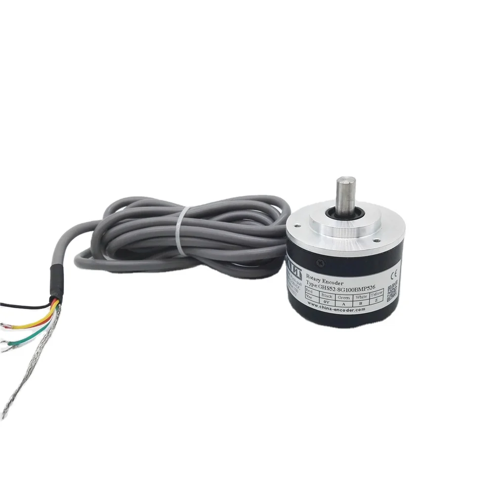 1024PPR GHS52-08G1024BMP526 8mm Diameter Output Position Rotary Encoder for Packaging Machinery