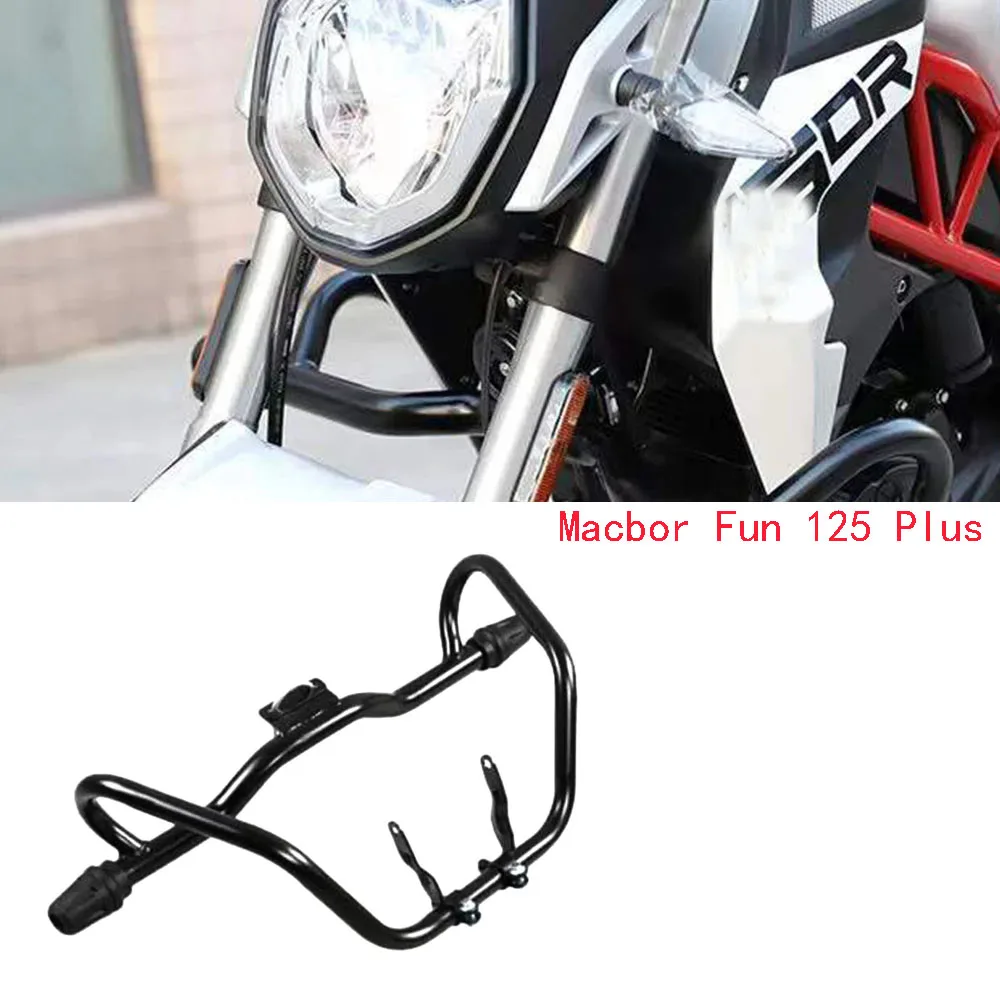 

New Motorcycle NEW Fit Macbor Fun 125 Plus Engine Guard Engine Guard Crash Bar Protection Bumper Guards For Macbor Fun 125 Plus