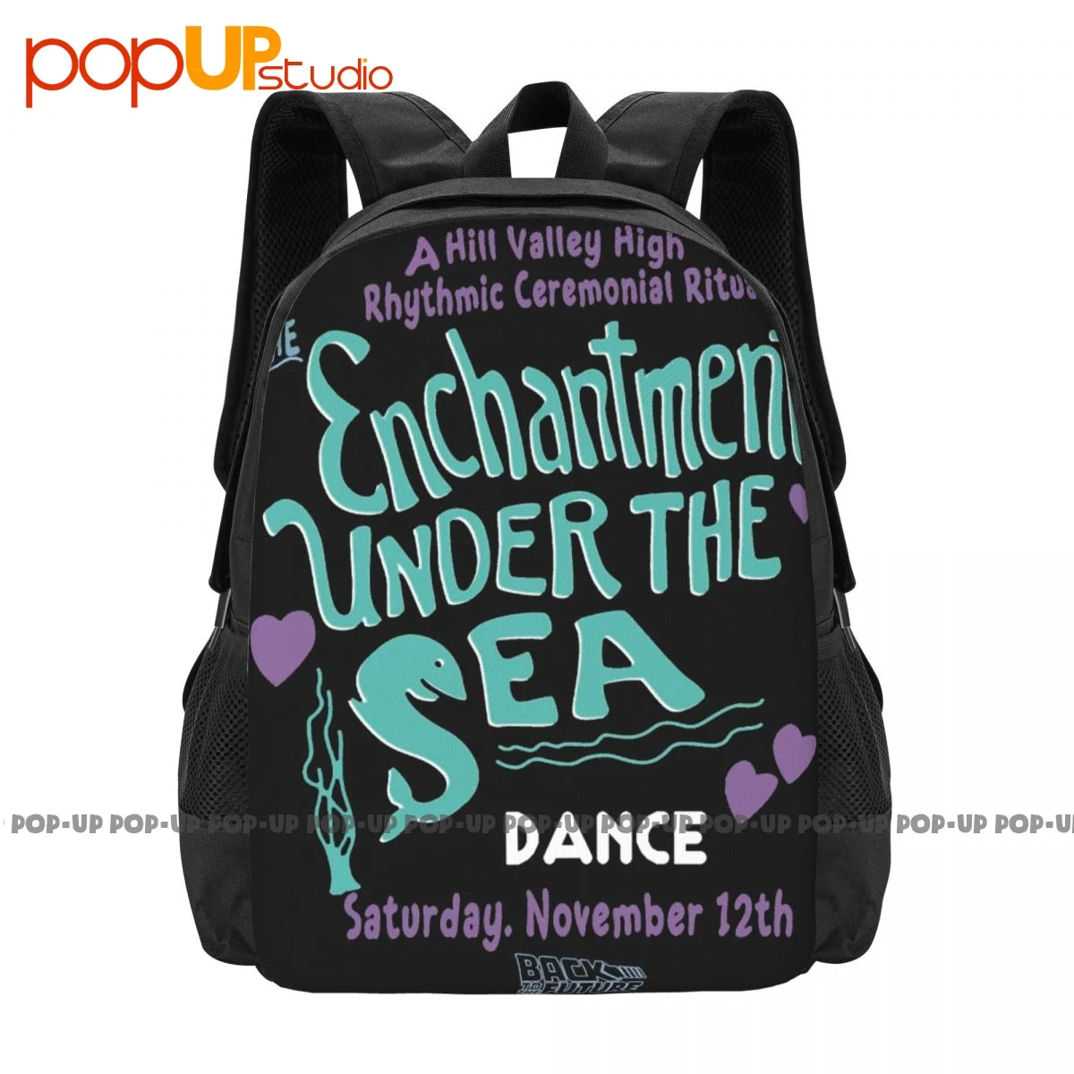 Back To The Future Under The Sea Backpack Large Capacity Travel Softback Personalised Riding Backpack