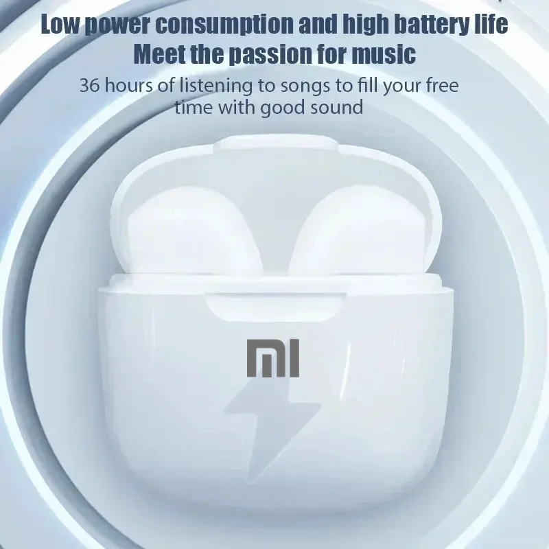 XIAOMI سماعات بلوتوث لاسلكية صغيرة سماعات شحن سريع بلوتوث 5.3 TWS سماعة التحكم باللمس سماعات أذن رياضية مع هيئة التصنيع العسكري