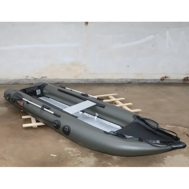 Newly Arrived 3.8 m Inflatable Fishing Boat Collapsible Inflatable Boat