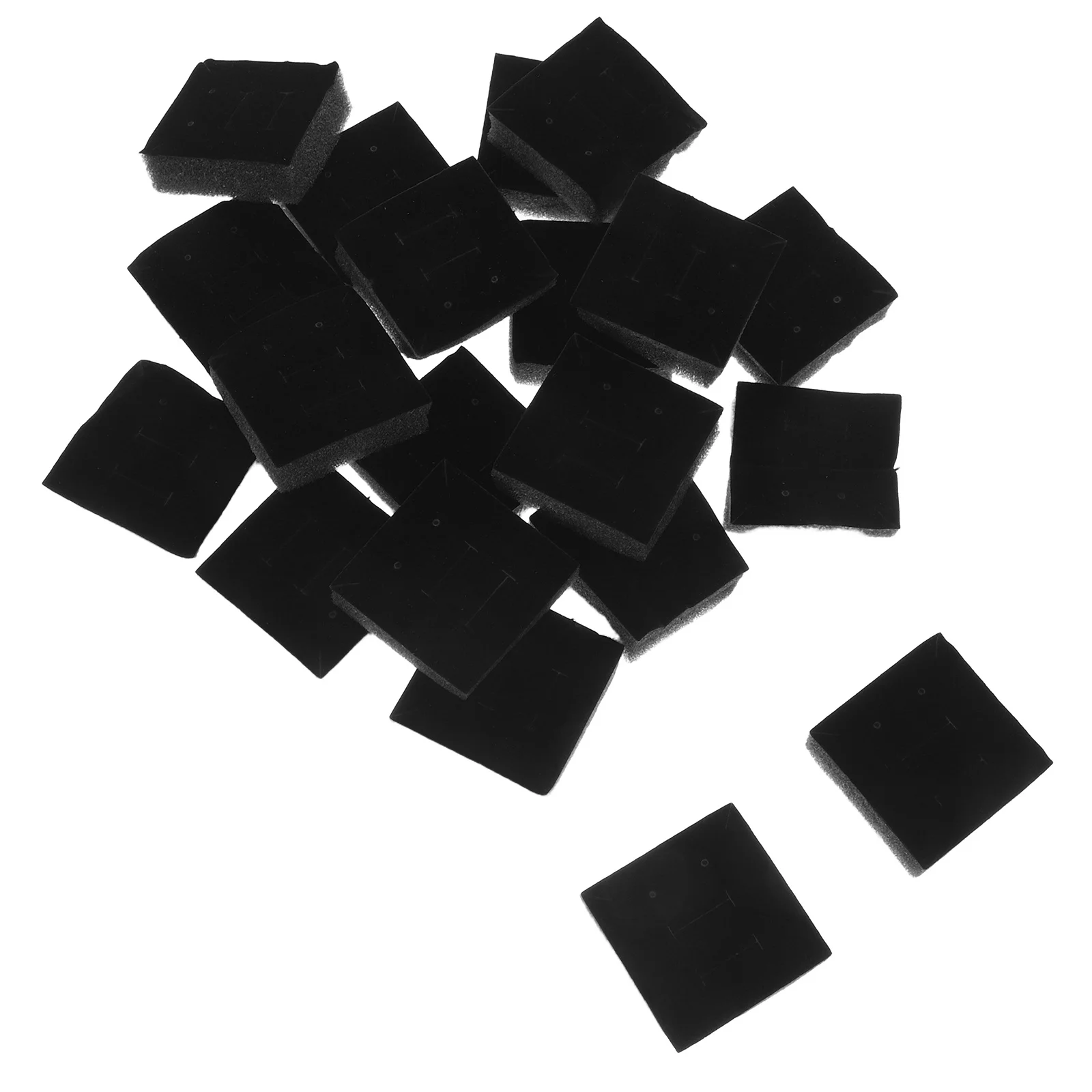 

20pcs Box Sponge Liners Ring Cushion Earring Storage Inserts Foam Organizer High Density Foam Inserts For Rings Earrings Small