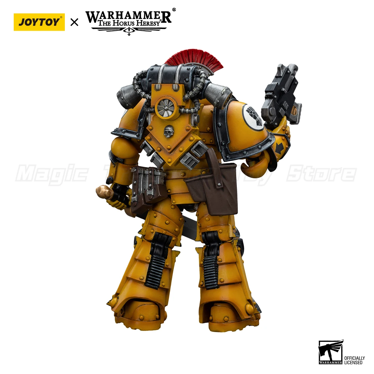 

JOYTOY 1/18 экшн-фигурка Warhammer 40K Imperial FistsLegion Mklll тактический SquadSergeant с мощным мечом украшения подарки
