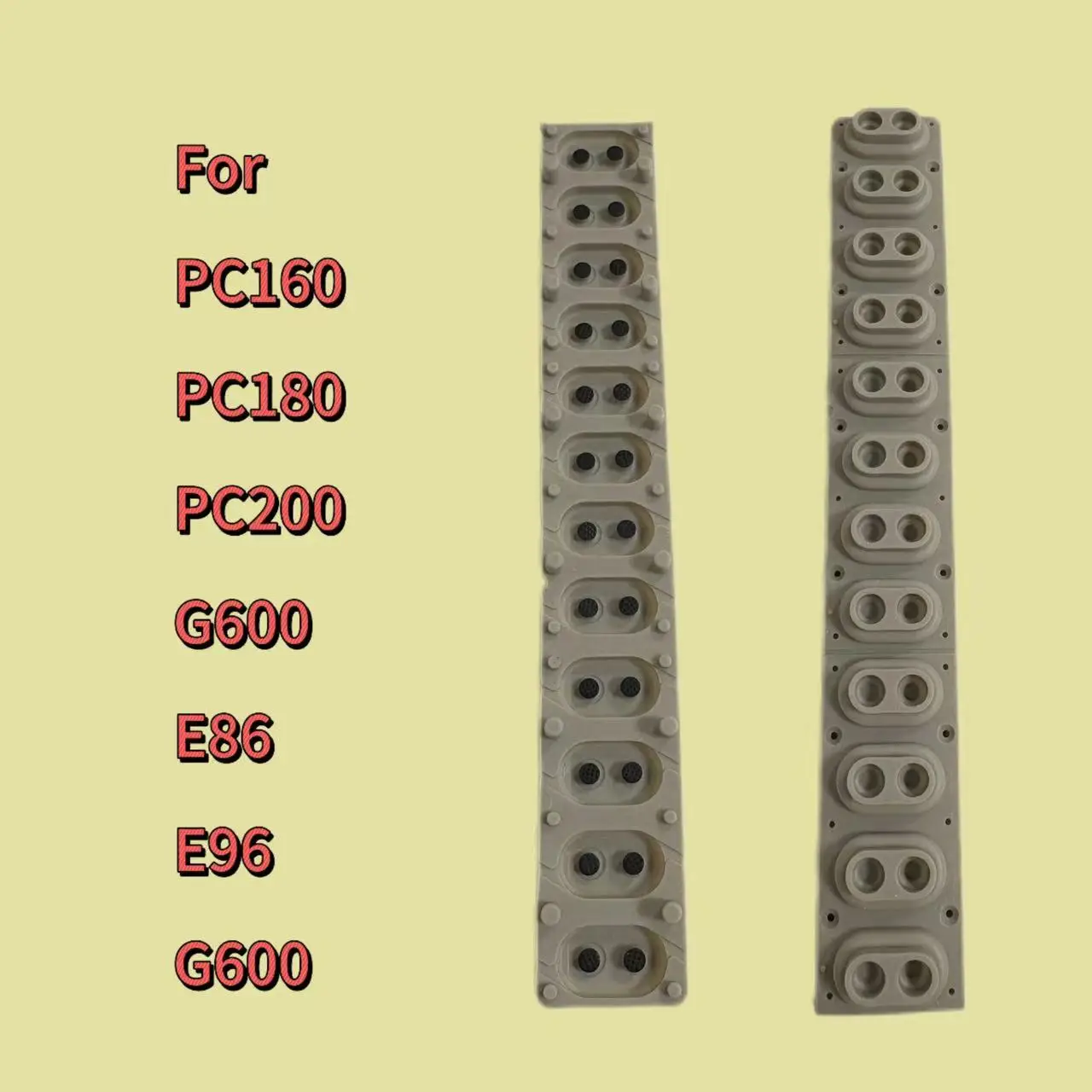 For Roland PC160 PC180 PC200 G600 E86 E96 G600 Rubber Replacement Repairment (12keys)