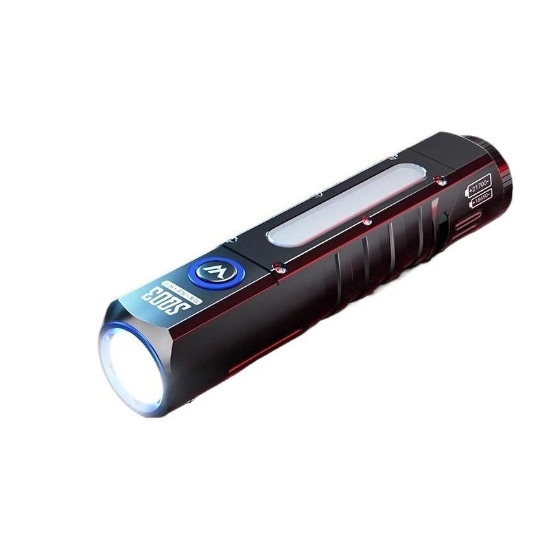 Flashlight, rechargeable, small and portable, strong light, ultra-bright, long-range, maintenance light