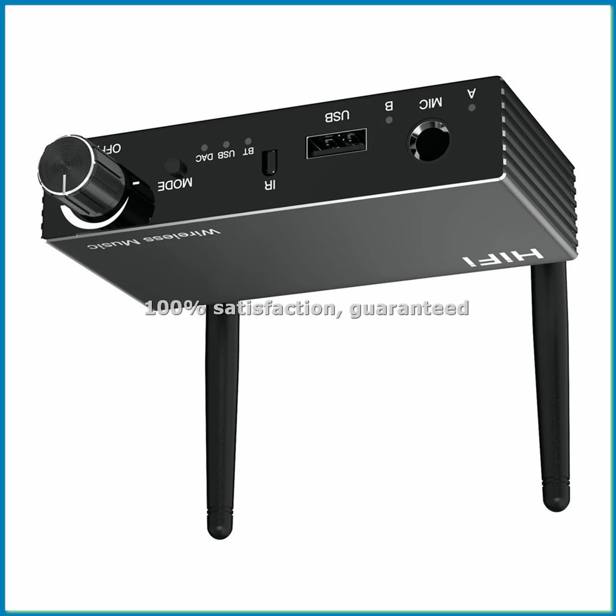 Bluetooth 5.3 Audio Adapter Receiver, TV Bluetooth Transmitter, Wireless Audio Adapter for Home Stereo/Headset/Speaker-ABWO