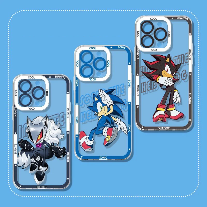 Cartoon Game NEW Phone Case For iPhone 17e 17 16e 16 15 14 13 12 11 Mini Air Pro Max X XR XSMax Plus S-SONICS-S-Soft Back Cover
