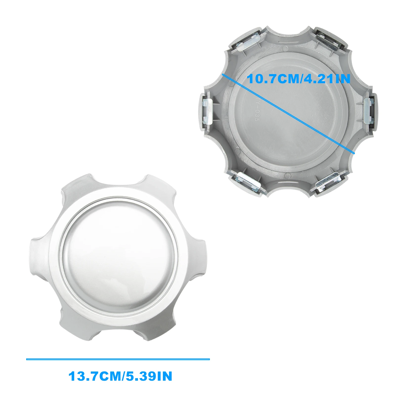 Set of 4 Wheel Hub Center Caps Silver Compatible with 4Runner Tacoma 1996-2002 Replace 4260304030 42603-04030