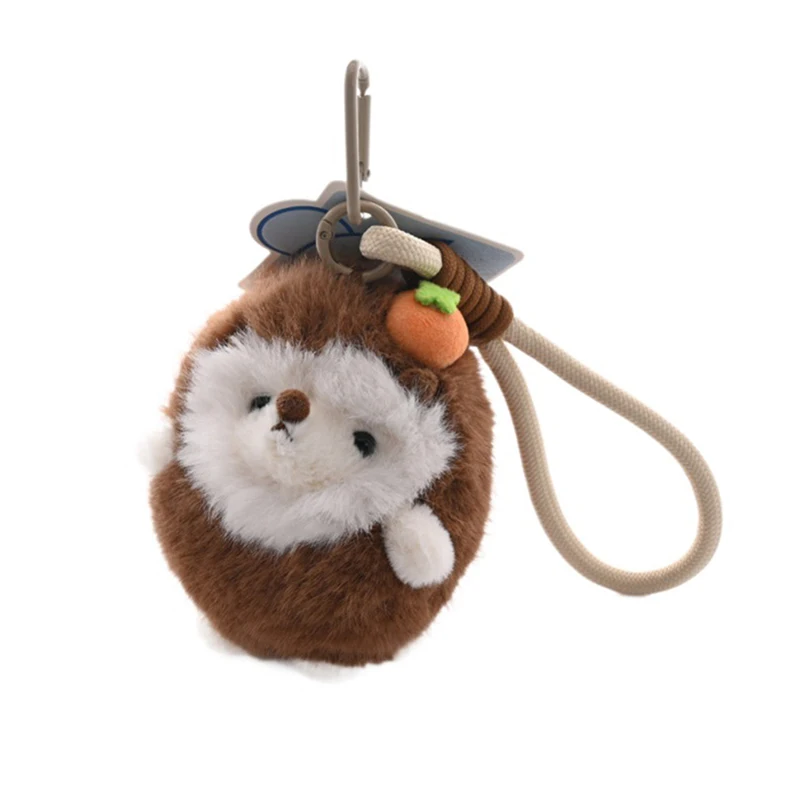 

Hedgehog Doll Pendant Doll Hamster Doll Plush Toy Doll Bag School Bag Keychain Bag Charm Car Key Accessories