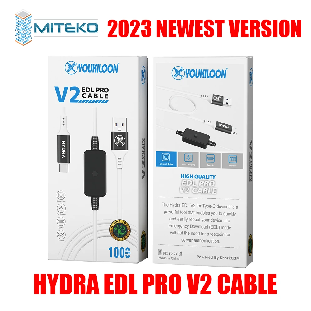 Hydra Tool v2 Edl Cable Type C USB Cable for Hydra Dongle