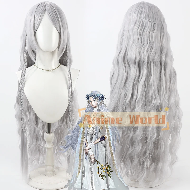 

Парик для косплея по игре Elden Ring: Элегантный синтетический термостойкий парик для ролевых игр и Хэллоуина + Бесплатная шапочка для парика