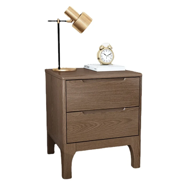 

Qf Solid Wood Bedside Cabinet Bedroom Bedside Cabinet Small Locker