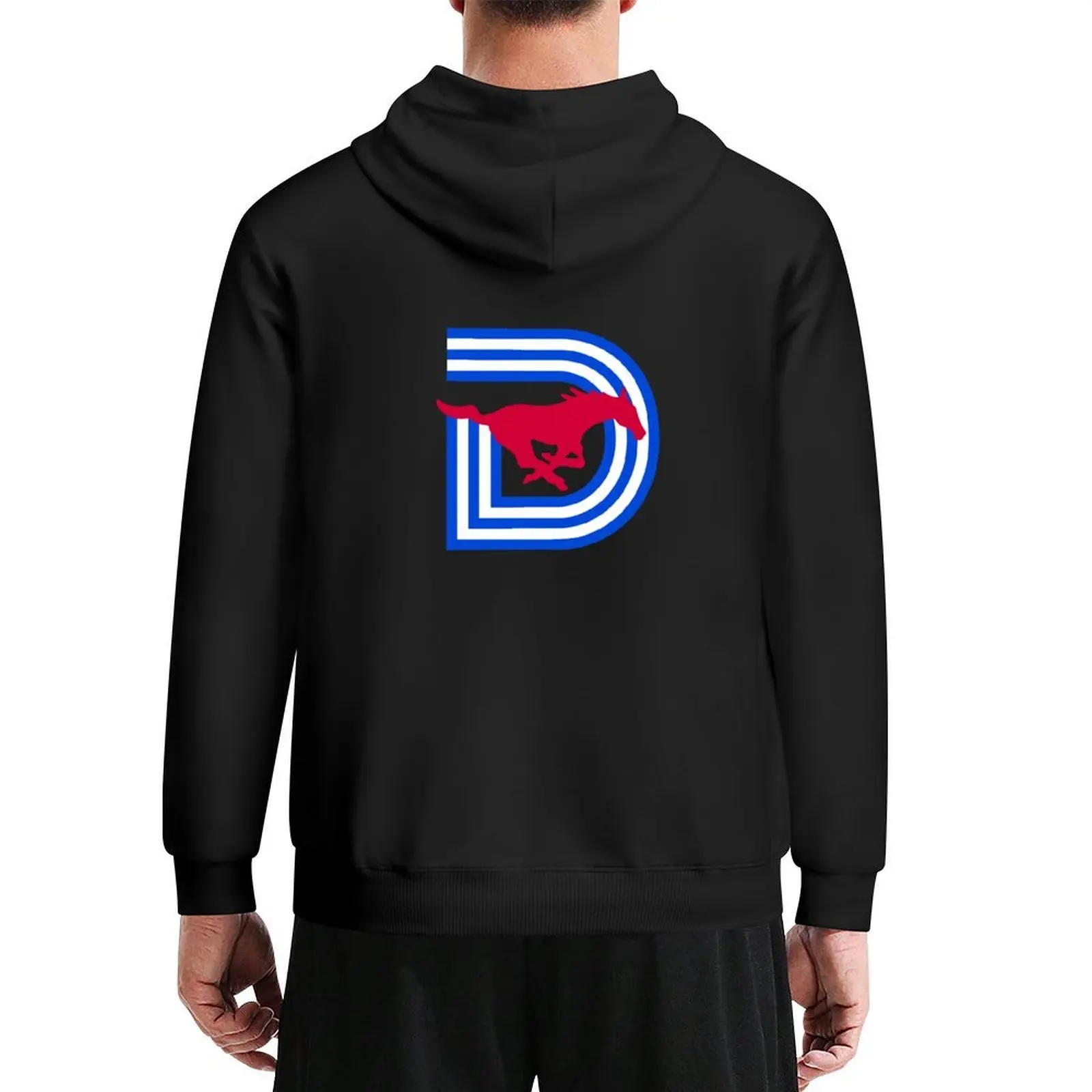 

NEW SMU / Dallas Football Logo Hoodie korean style clothes aesthetic clothing korean clothes men clothes hoodie oversize