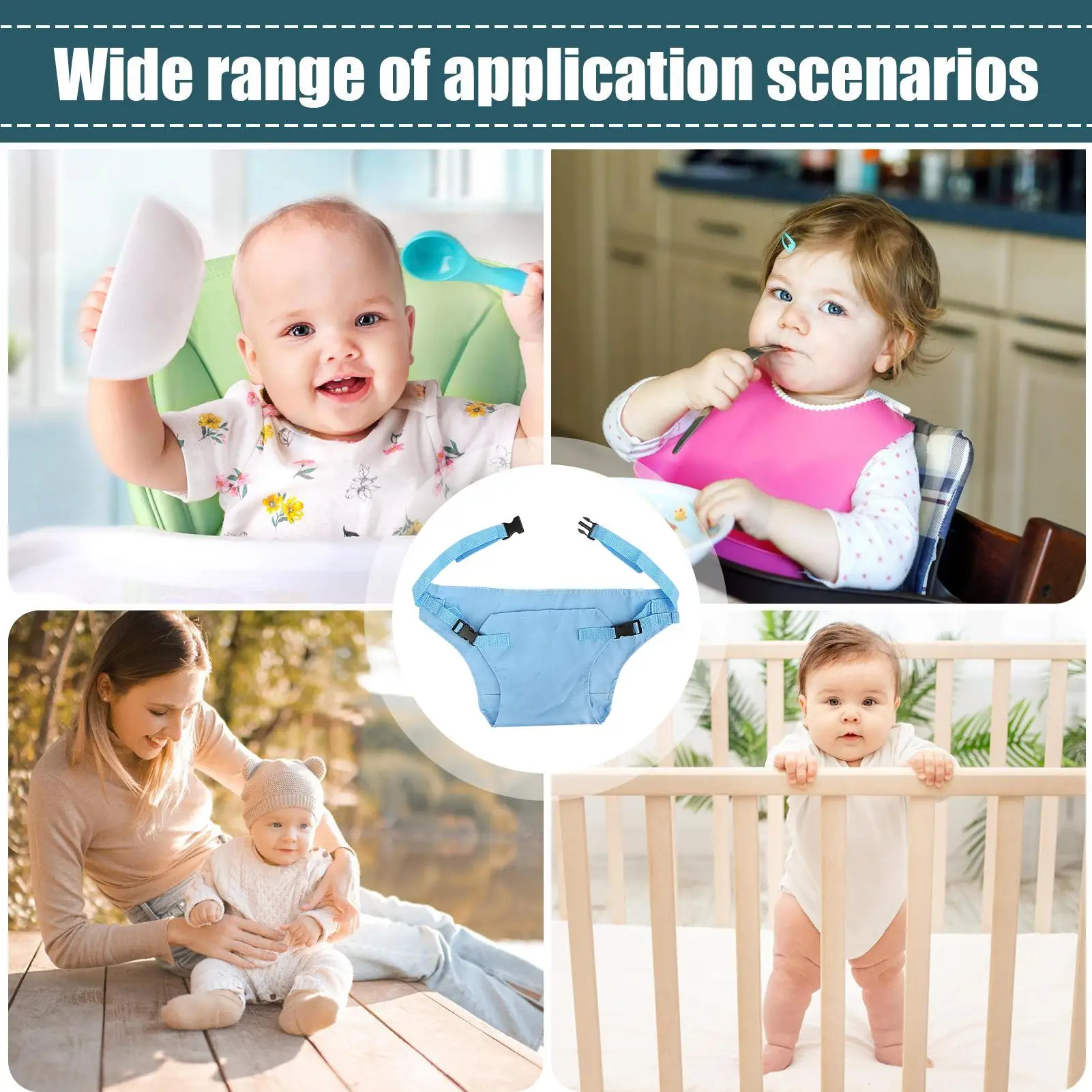 

Детский стульчик для кормления, сиденье для стульчика, ремень, портативный чехол-бустер для столовой, покупок, ресторан, тележка, стол, дом