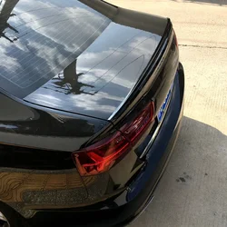 A6 C7 Modified S6 Style ABS Plastic Unpainted Rear Trunk Lip Spoiler For Audi A6 C7 2012 2013 2014 2015 2016 2017 2018