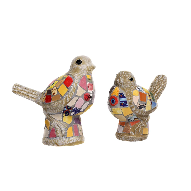 

Outdoor Villa Courtyard Garden Decoration Ceramic Animal Bird Garden Landscape Ornament Fake Bird Terrace Decoration