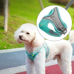 Dog Harness Leash Set Adjustable Pet Harness Vest For Small Large Dog Cat Reflective Mesh Puppy Cat Chest Strap Dog Accessories