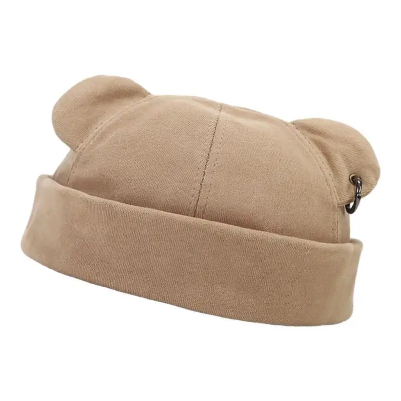 

31BB Милая зимняя шапка с медвежьими ушками для всех возрастов. Защитная шляпа от солнца. Повседневная одежда. Шляпа с черепом.