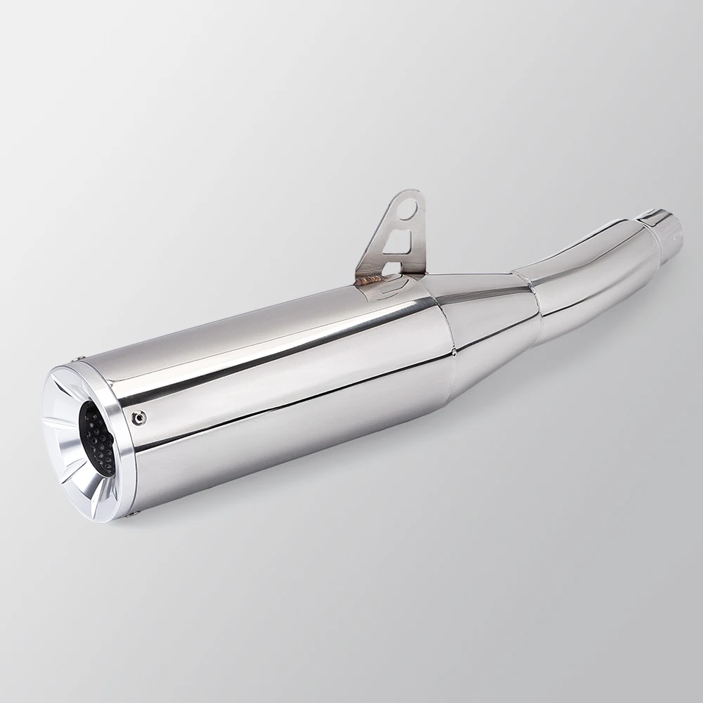 High Performance Motorcycle engine exhaust pipe, integrated stainless steel middle and rear section, CM 1100