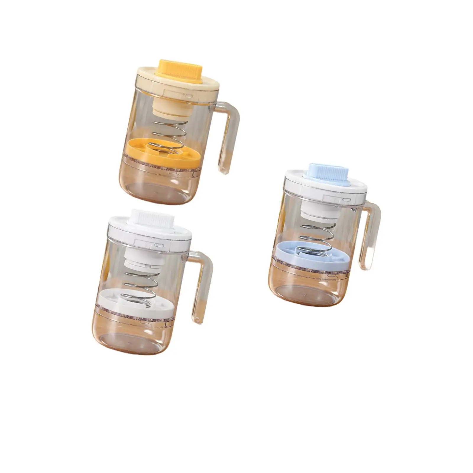 Greek Yogurt Strainer with Lid Reusable Food Strainer with spring press to filter, which effectively separates whey from yogurt