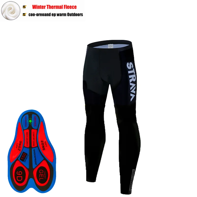 Pantalon de cyclisme Gibson rembourré Coolmax Gel, short de course de vélo, bavoir long thermique, VTT Smile, hiver