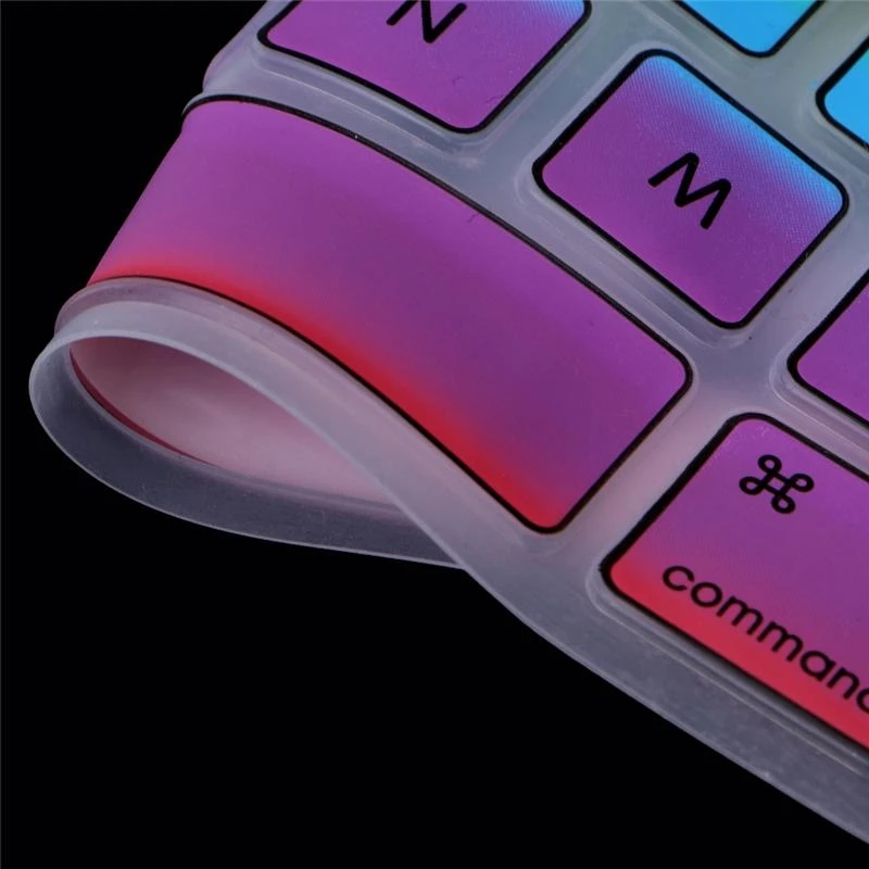 F3KE Silicone Keyboard Cover Skin Protective para 13 "15"